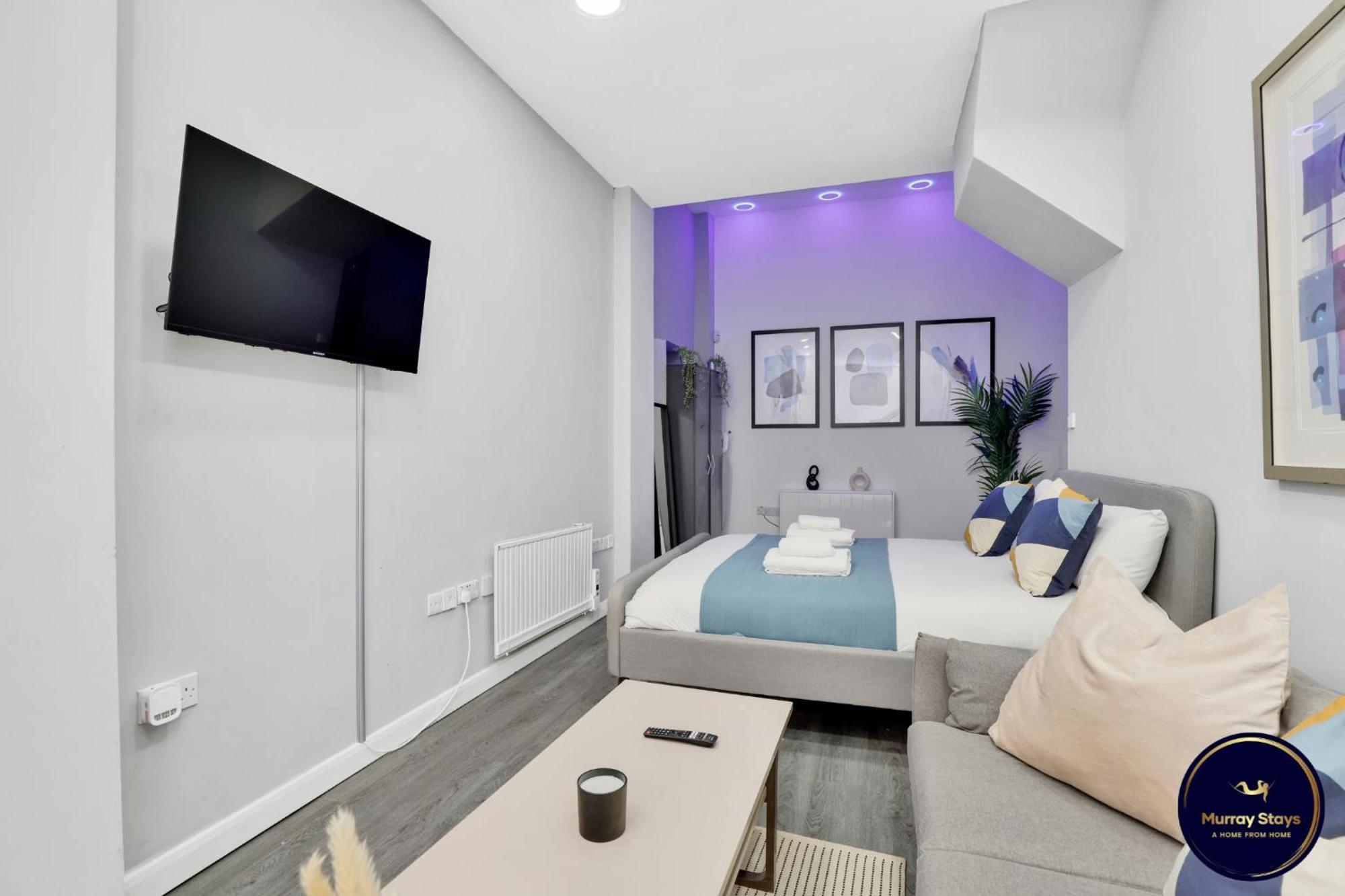 Appartamento One Bedroom Short Term & Flexible Renting Shoreditch With Free Wi-fi *